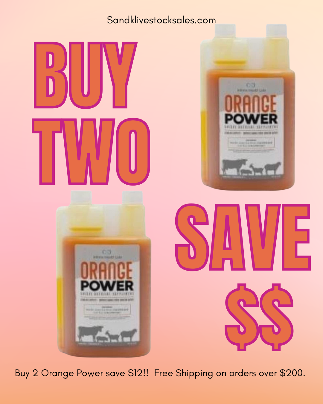 Buy 2 Orange Power - Save!!